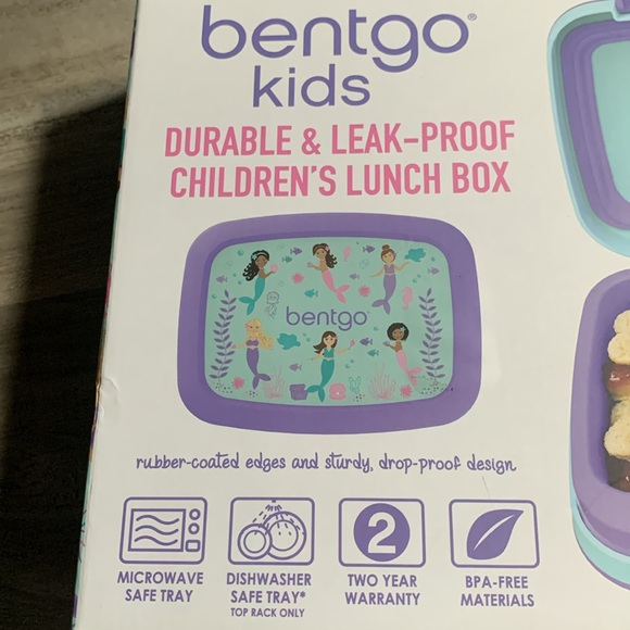 Bentgo Kids Leak Proof Mermaid in the Sea Print Lunch Box. - Picture 2 of 5